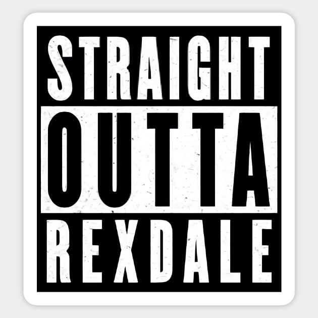 Straight Outta Rexdale Ontario Sticker by JigglePeek